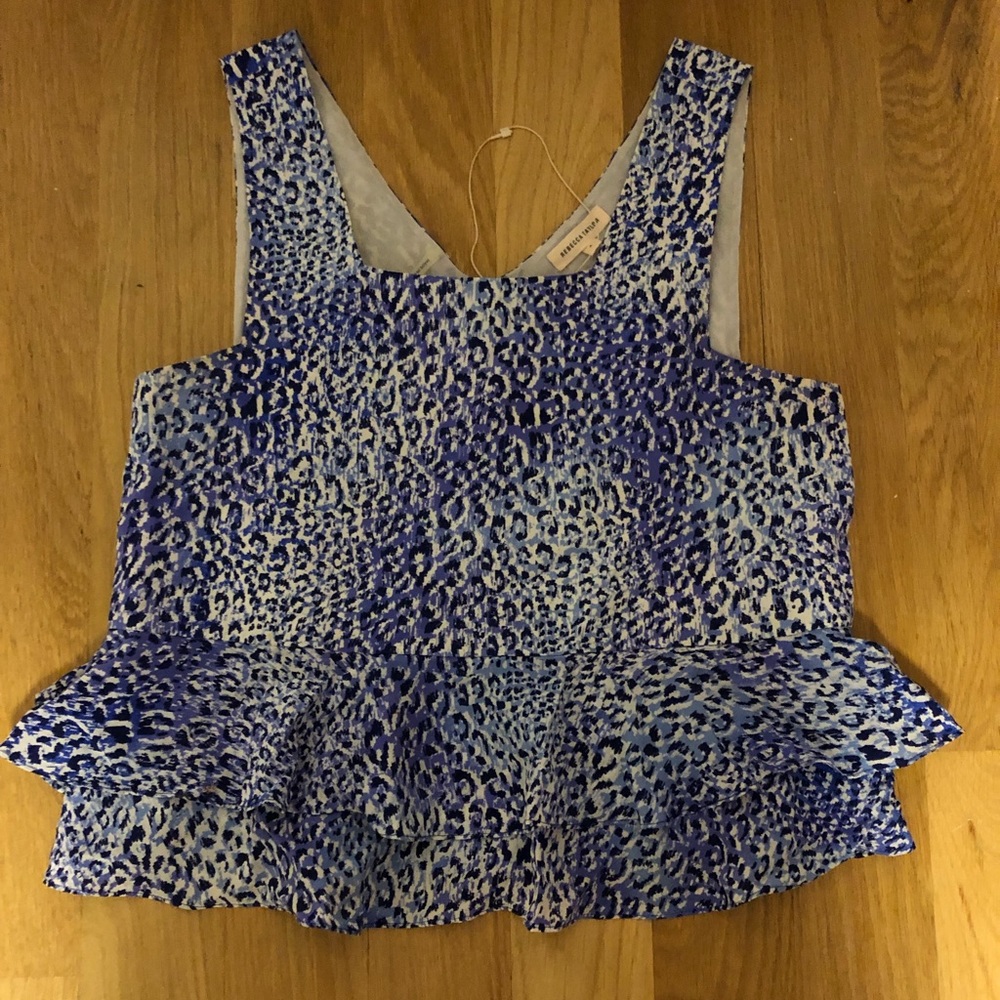 Rebecca Taylor Leo Fever Ruffle Top